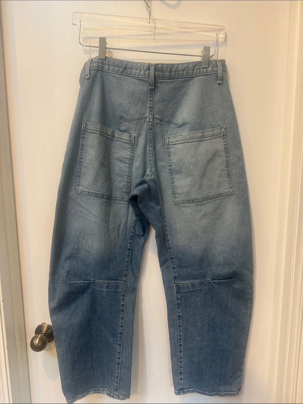 Nili Lotan SHON Barrel Leg Jeans Summer Wash 28 - Picture 7 of 10